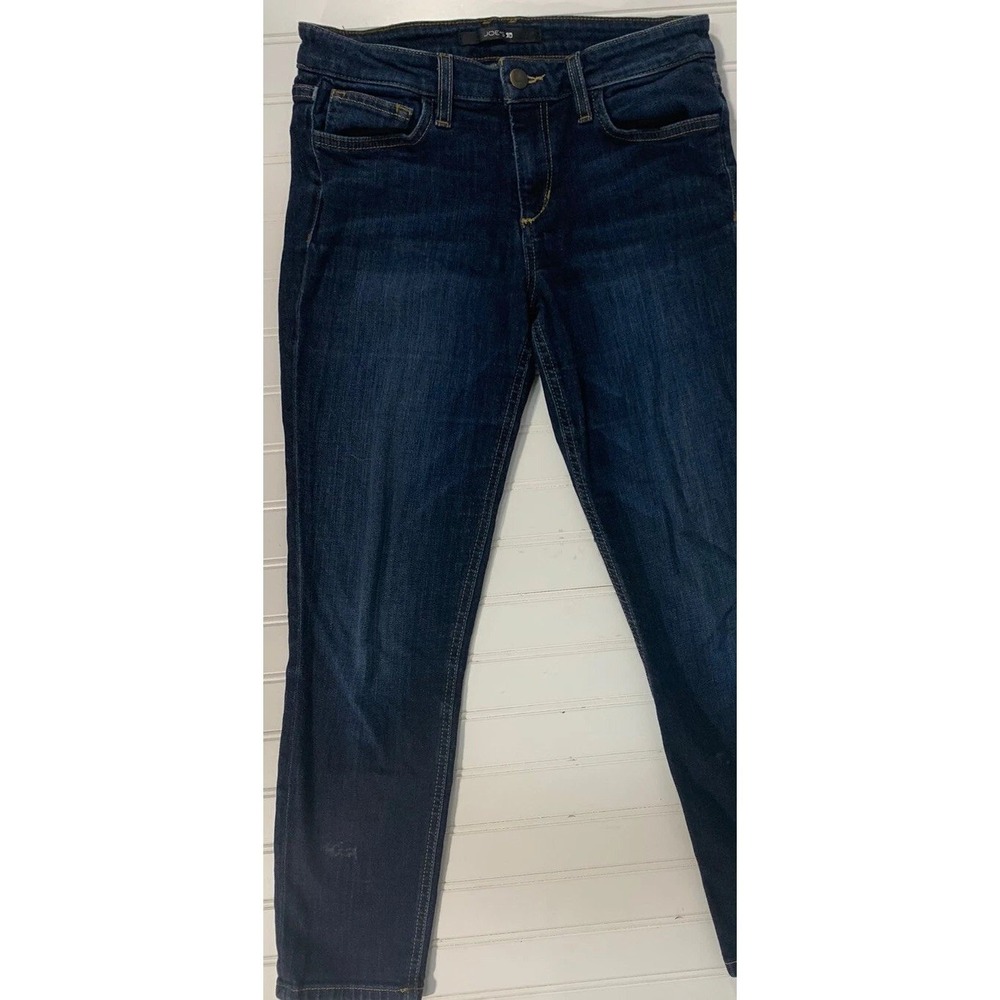 Joe's Jeans Skinny 26 Dark Wash Blue Mid Rise Denim Classic Casual Timeless - Picture 3 of 11